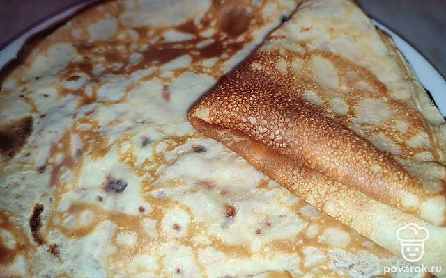 Блины на молоке — Рецепт с фото