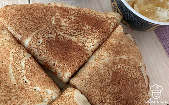 Блинчики тонкие — Рецепт с фото