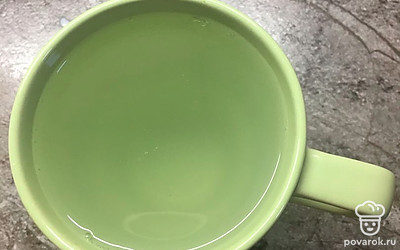 Стакан воды.