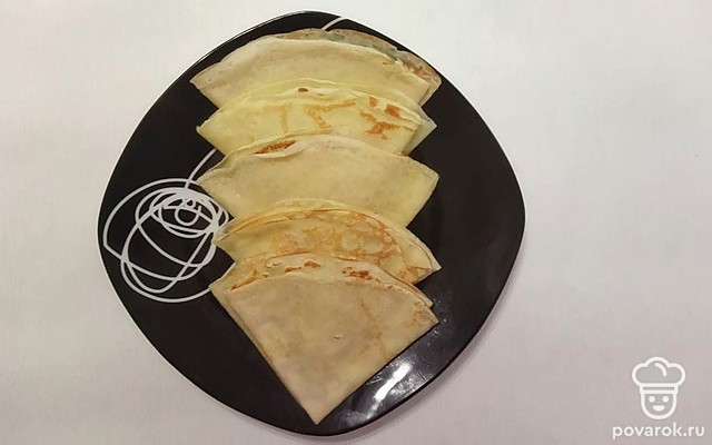 Простые блины на молоке — Рецепт с фото