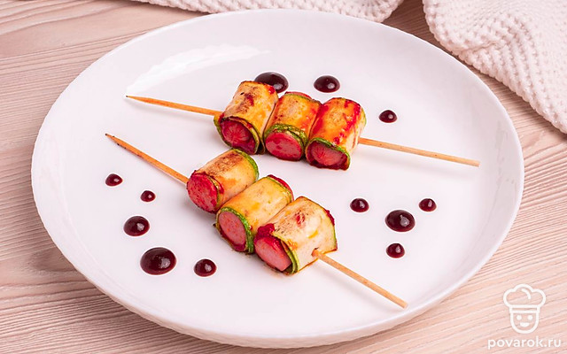 Рулетики из кабачков — Рецепт с фото