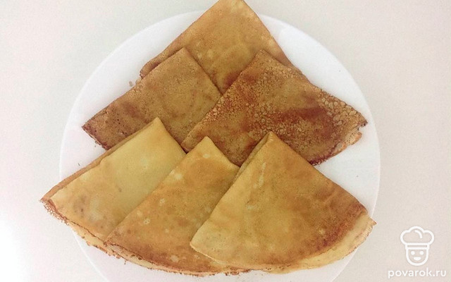 Аппетитные блины в бутылке — Рецепт с фото