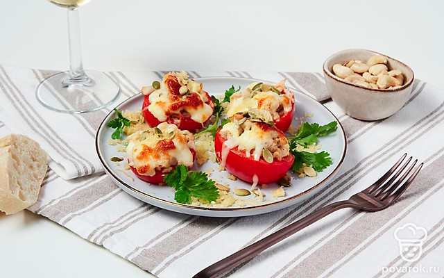 Фаршированные филе индейки помидоры — Рецепт с фото