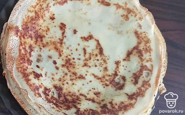 Блинчики на кипятке — Рецепт с фото