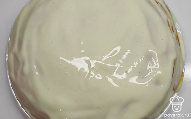 Блинный торт со сгущенкой — Рецепт с фото