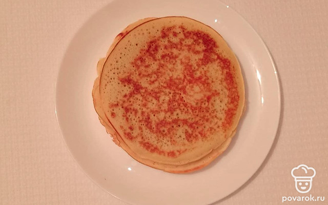 Мягкие блины на дрожжах — Рецепт с фото