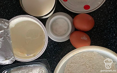 Подготовьте все ингредиенты.