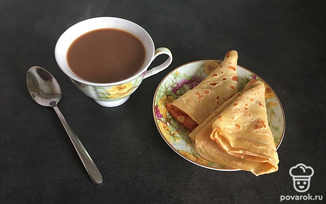 Тающие во рту сладкие блинчики — Рецепт с фото