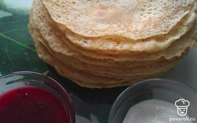 Блины домашние — Рецепт с фото