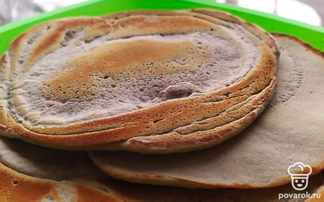 Блинчики из муки зеленой гречки — Рецепт с фото