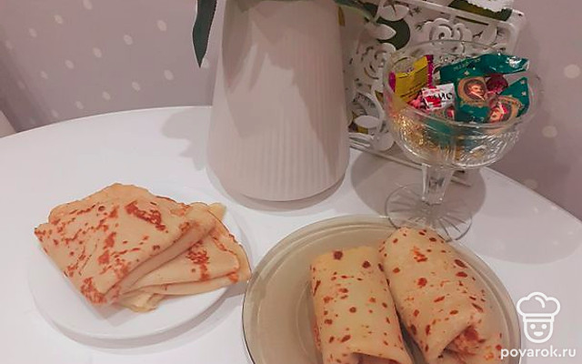 Блины фаршированные яйцом и зеленым луком — Рецепт с фото