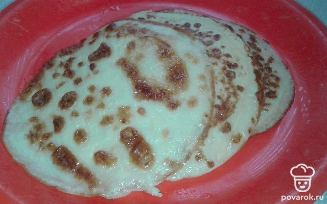 Блинчики с манкой — Рецепт с фото