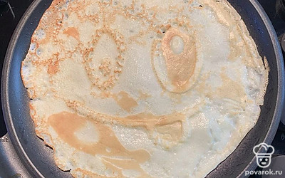 Готовим блинчики.