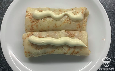 Подаем с майонезом.