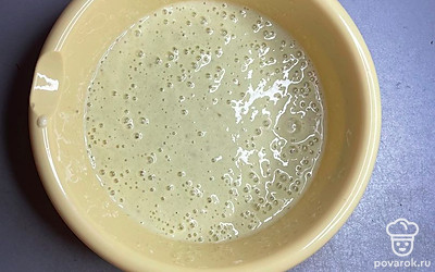 После блендера получаем однородную смесь.