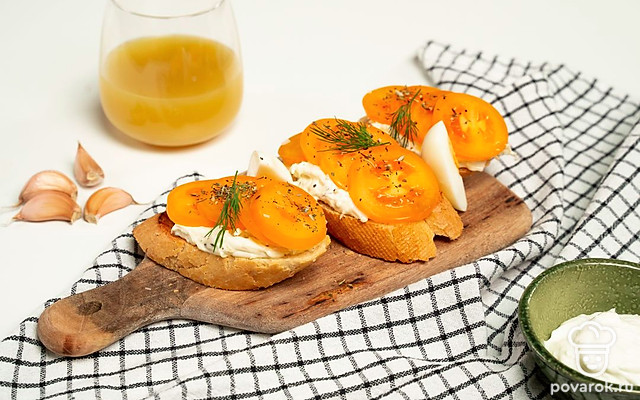 Тост из багета — Рецепт с фото