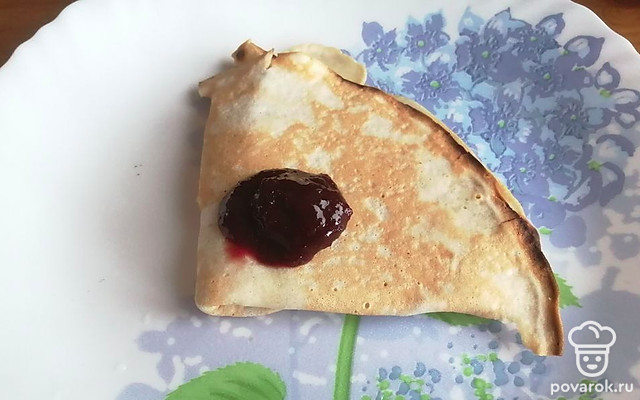 Пышные блины на сметане — Рецепт с фото