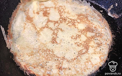 Затем выпекать с другой стороны.