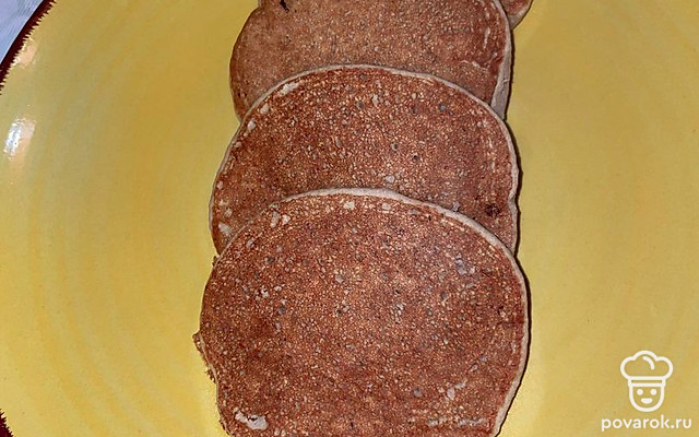 Бананово-миндальные блинчики — Рецепт с фото