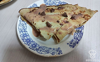 Подаем к завтраку. Можно добавить шарик мороженого.