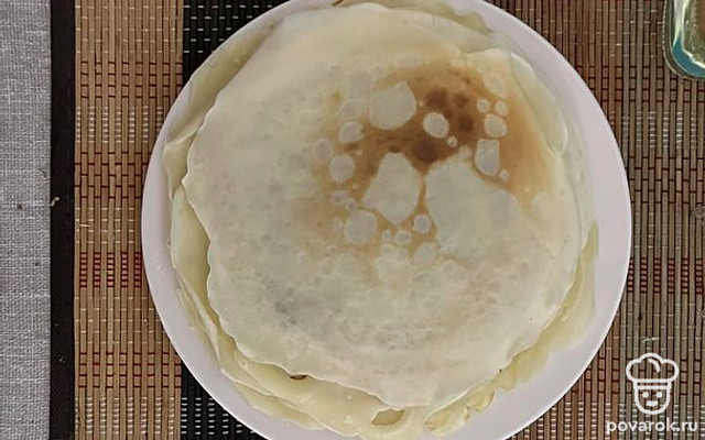 Сладкие блины на скорую руку — Рецепт с фото