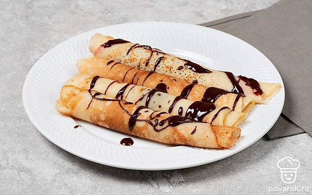 Рисовые блины на молоке — Рецепт с фото