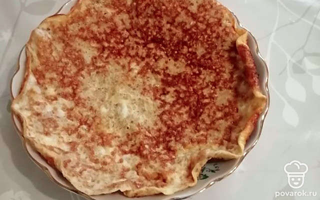 Овсяноблин на молоке к завтраку — Рецепт с фото