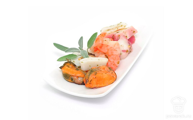 Коктейль из морепродуктов в рассоле — Рецепты с ингредиентом