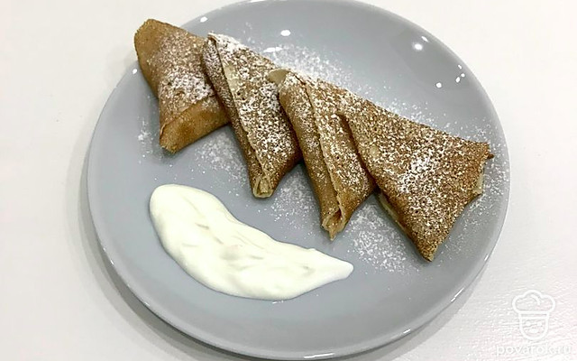 Блинные треугольнички — Рецепт с фото