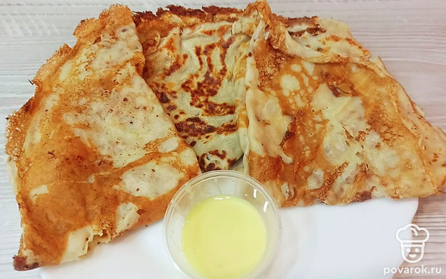 Блинчики на овсяной муке — Рецепт с фото