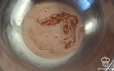 Ацидофилин смешайте с какао.