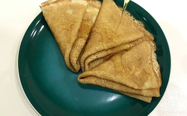 Блины на кефире за 40 минут — Рецепт с фото