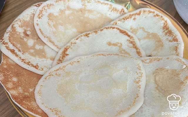 Блины на молоке к завтраку — Рецепт с фото