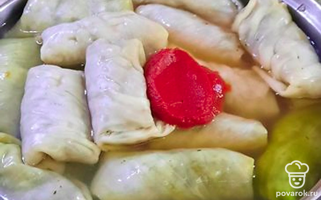 Голубцы из капустных листьев — Рецепт с фото