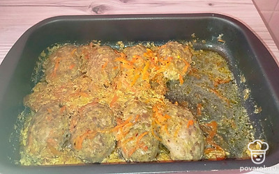 Ленивые голубцы с овощами и специями в духовке — Рецепт с фото