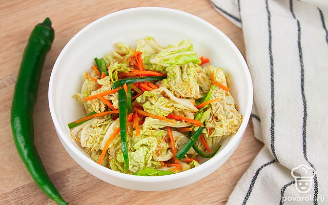 Быстрый рецепт кимчи — Рецепт с фото