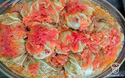 Голубцы готовы. Осталось приготовить вкусную подливку.