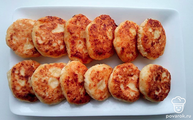 Ароматные сырники с ванилином — Рецепт с фото