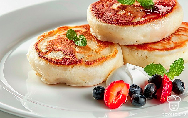 Диетические сырники с миндальной мукой — Рецепт с фото