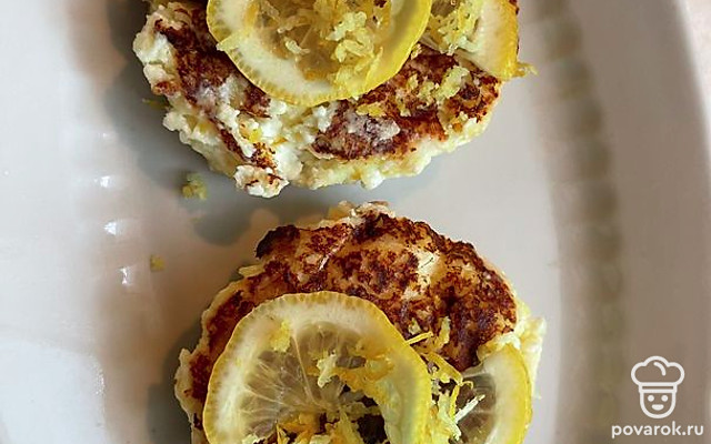 Сырники с лимонной цедрой — Рецепт с фото