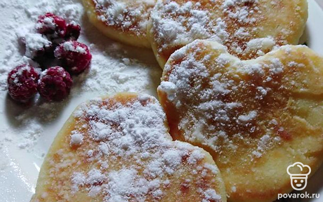 Сырники «Валентинки» — Рецепт с фото