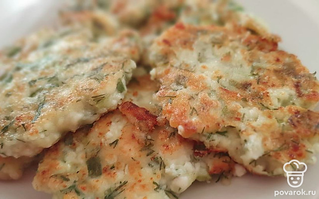 Сырники с зеленью — Рецепт с фото