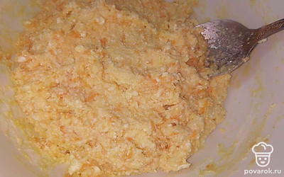 Перемешать. Всё, наше тесто готово.