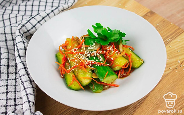 Кимчи с огурцами — Рецепт с фото