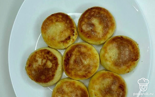 Пышные шайбочки из творога — Рецепт с фото