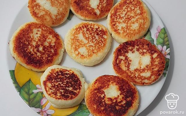 Творожные сырники с рисовой мукой — Рецепт с фото