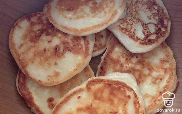 Домашние творожные оладушки — Рецепт с фото