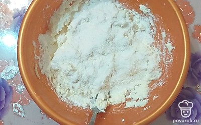 Добавить рисовую муку.