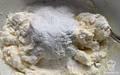 Добавляем рисовую муку.