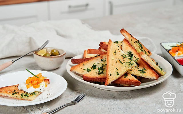 Простой рецепт тоста — Рецепт с фото